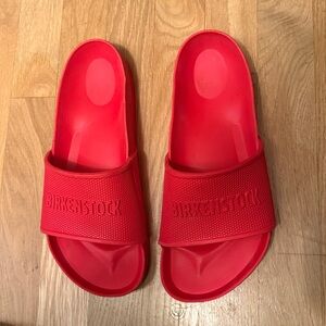 Birkenstock Red Barbados Eva Slide Sandals 39